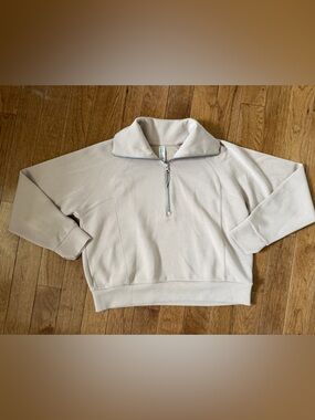 SPANX Women's Beige Air
Essentials Zip-Up Size L